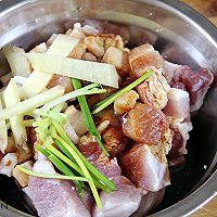 #金盈新食尚，健康多“谷”力#梅干菜猪肉谷米粽的做法图解2