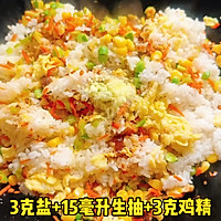 #开启冬日滋补新吃法# 素菜炒饭的做法图解5