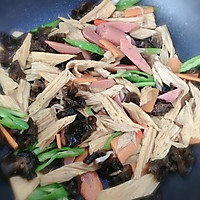 素炒腐竹的做法图解4