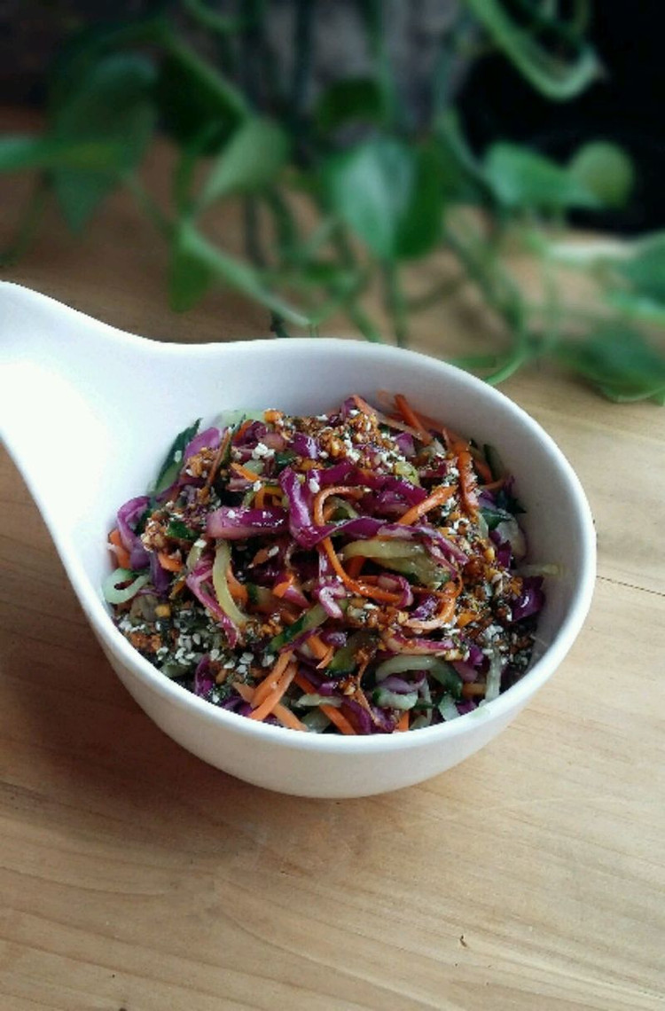 清爽小菜——凉拌紫甘蓝的做法
