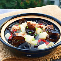 #防霾食谱#木耳山药排骨煲的做法图解10