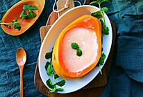 清甜木瓜炖蛋#秋天怎么吃#的做法