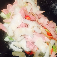花胶培根炒腐竹#我买新鲜味#的做法图解7