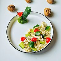 #浓情端午 粽粽有赏#新鲜核桃拌黄瓜的做法图解8