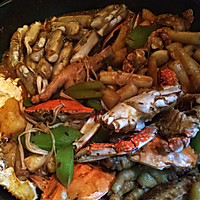 肉蟹煲的做法图解3