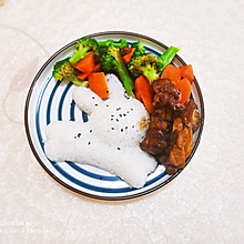照烧鸡腿饭