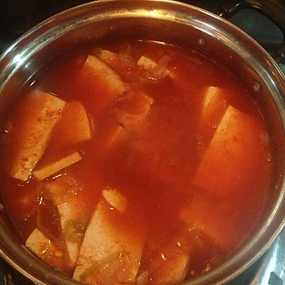 简易清脂减肥泡菜汤
