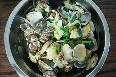 营养膳食清煮蛤