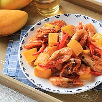 #鹰唛新食尚#  芒果芥末加拿大北极虾的做法图解7