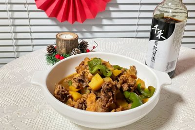 鸡背烧土豆