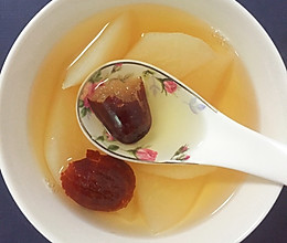 红枣炖梨的做法