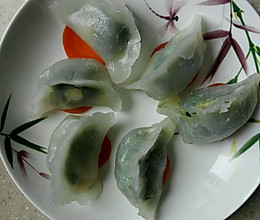 水晶菠菜饺的做法