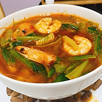 泰式鲜虾汤的做法图解5