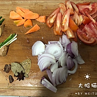 番茄牛肉的做法图解4