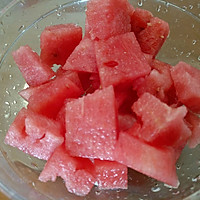 夏日食记•西瓜红的热情的做法图解1