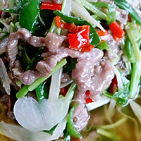 李孃孃爱厨房之一一香菜、鲜椒牛肉丝的做法图解9
