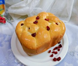 #莓语健康日记#蔓越莓辫子面包·面包机版的做法