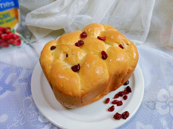 蔓越莓辫子面包·面包机版