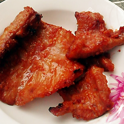 红腐乳蒜蓉烤猪颈肉