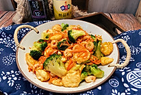#味达美名厨福气汁，新春添口福#三鲜日本豆腐的做法