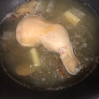 #营养小食光#大葱鸡汤面#提高免疫力就吃它的做法图解2