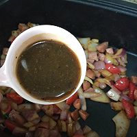 黑椒牛肉肠意面#硬核菜谱制作人#的做法图解5