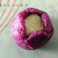 紫薯系列—紫薯山药糕#青春食堂#的做法图解4