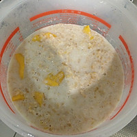 牛奶芒果麦片粥的做法图解4