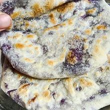 #美味开学季#美味营养紫薯饼