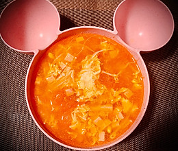 【减脂餐】西红柿鸡蛋菜汤的做法
