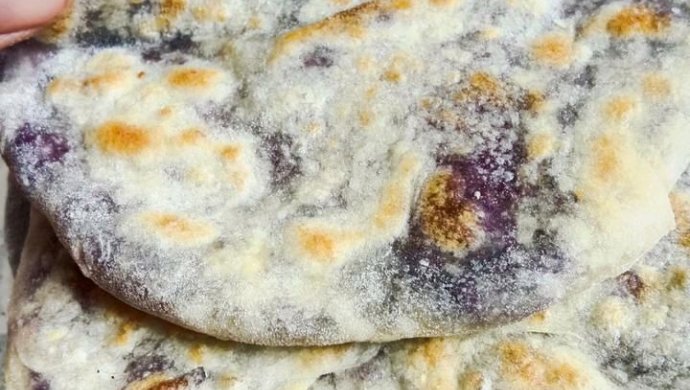 美味营养紫薯饼