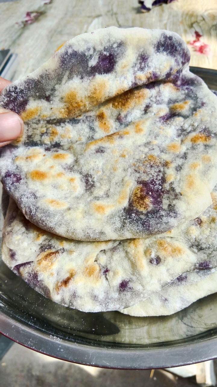 美味营养紫薯饼的做法