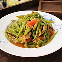 番茄炒四季豆的做法图解7