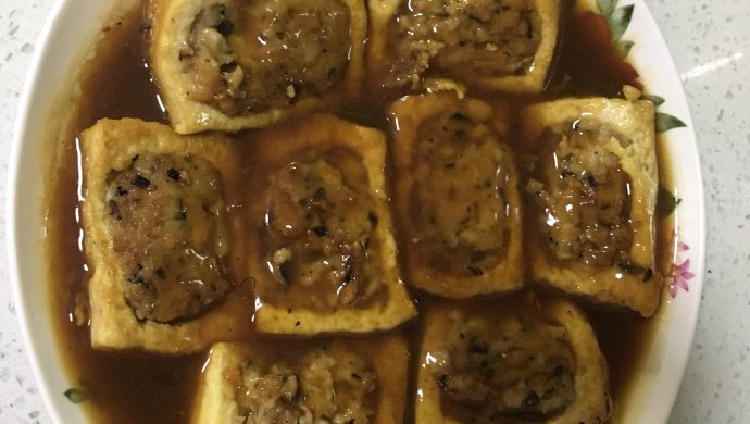 鱼香酿豆腐