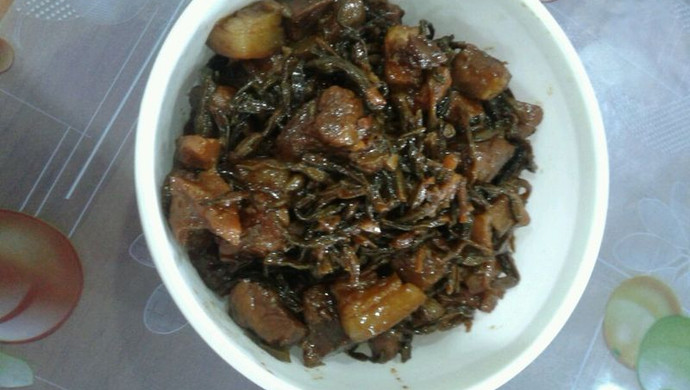 长豆干烧肉