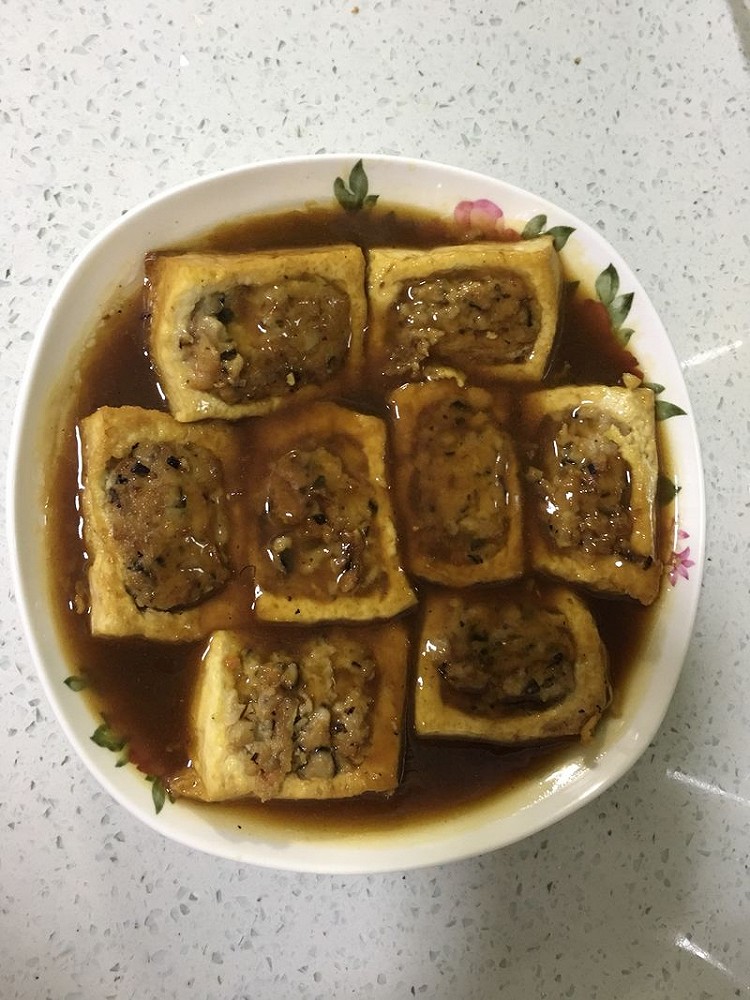 鱼香酿豆腐的做法