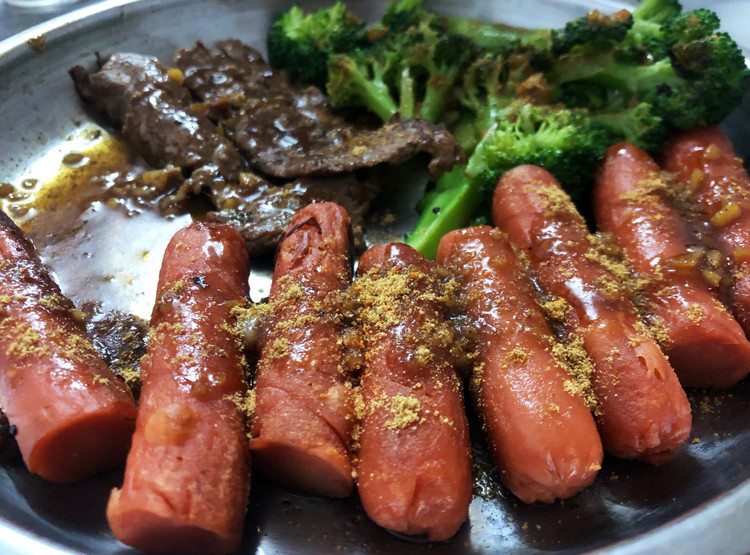 简易版街头小食—酱汁炸串的做法