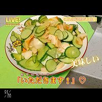 黄瓜炒火锅丸子的做法图解6