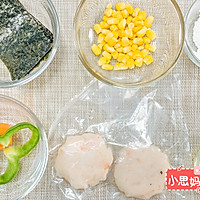 海苔虾饼的做法图解1