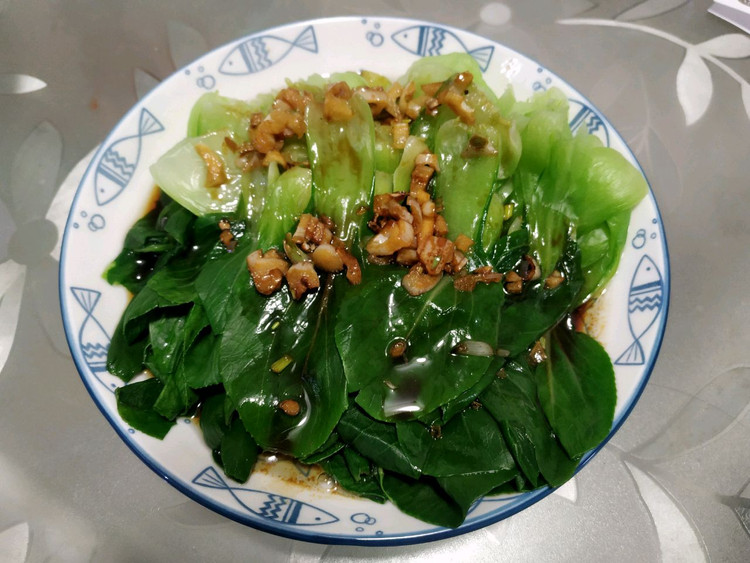 油泼蒜蓉油菜（上海青）的做法