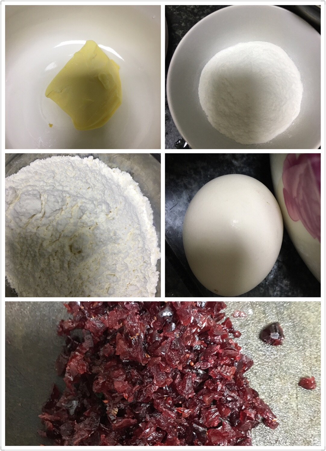 蔓越梅饼干的做法图解1