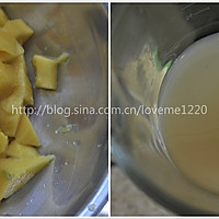 夏季不可错过的美味健康甜品--芒果鲜奶黑糯米的做法图解2