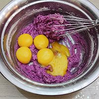 #蓝莓怎么吃# 浪漫治愈的蓝莓干紫薯瑞士蛋糕卷的做法图解4