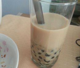 自制奶茶（珍珠芋圆奶茶）减肥哦～的做法