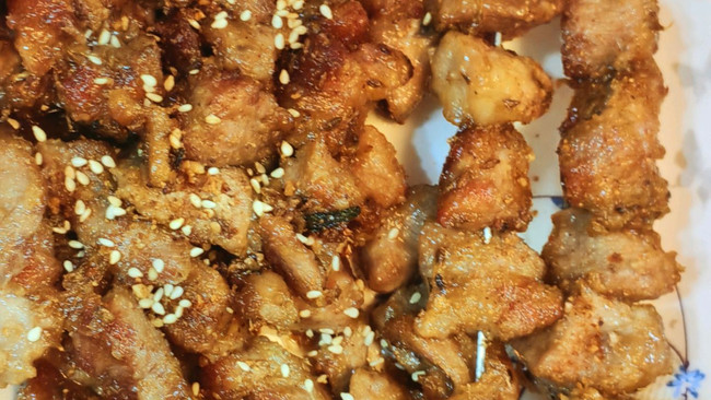 梅花肉串的做法