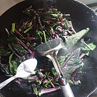 清炒红菜苔的做法图解3