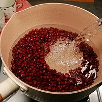 桂花米酒赤豆糊的做法图解2