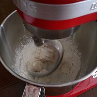 汤种抹茶大理石纹吐司&水立方模的做法图解4