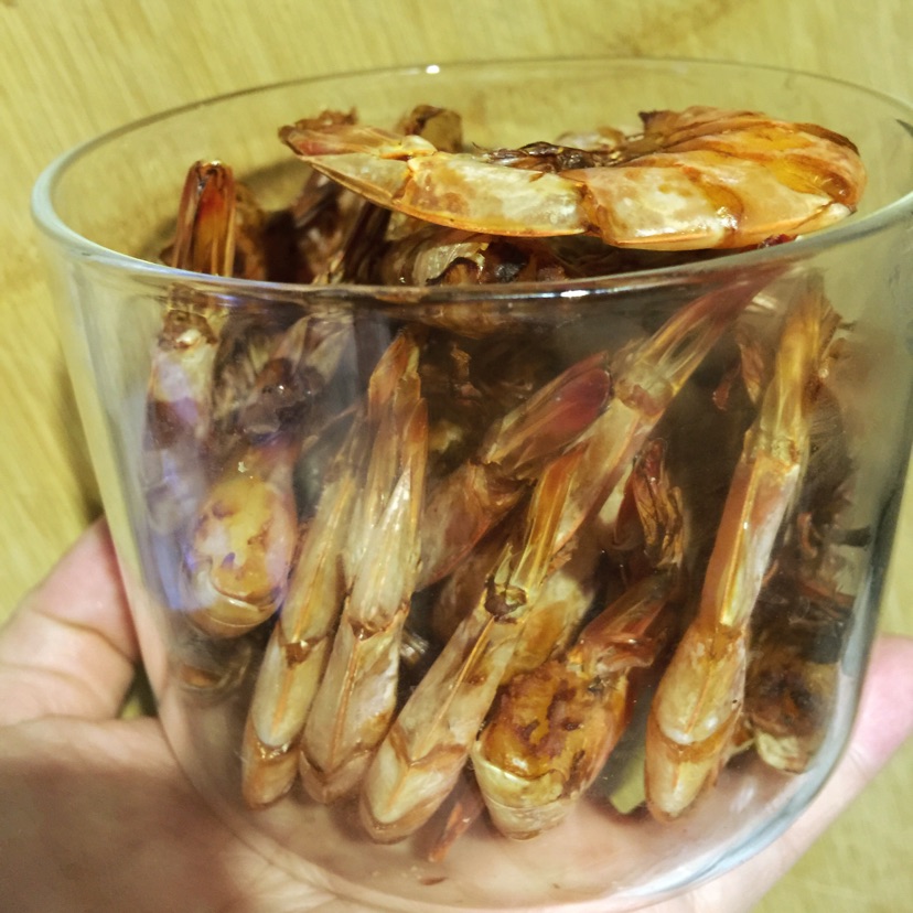 烤虾干的做法图解6