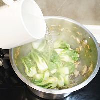 #来诺辉京东 解锁“胃”来资产#开洋香菇炒油菜的做法图解9